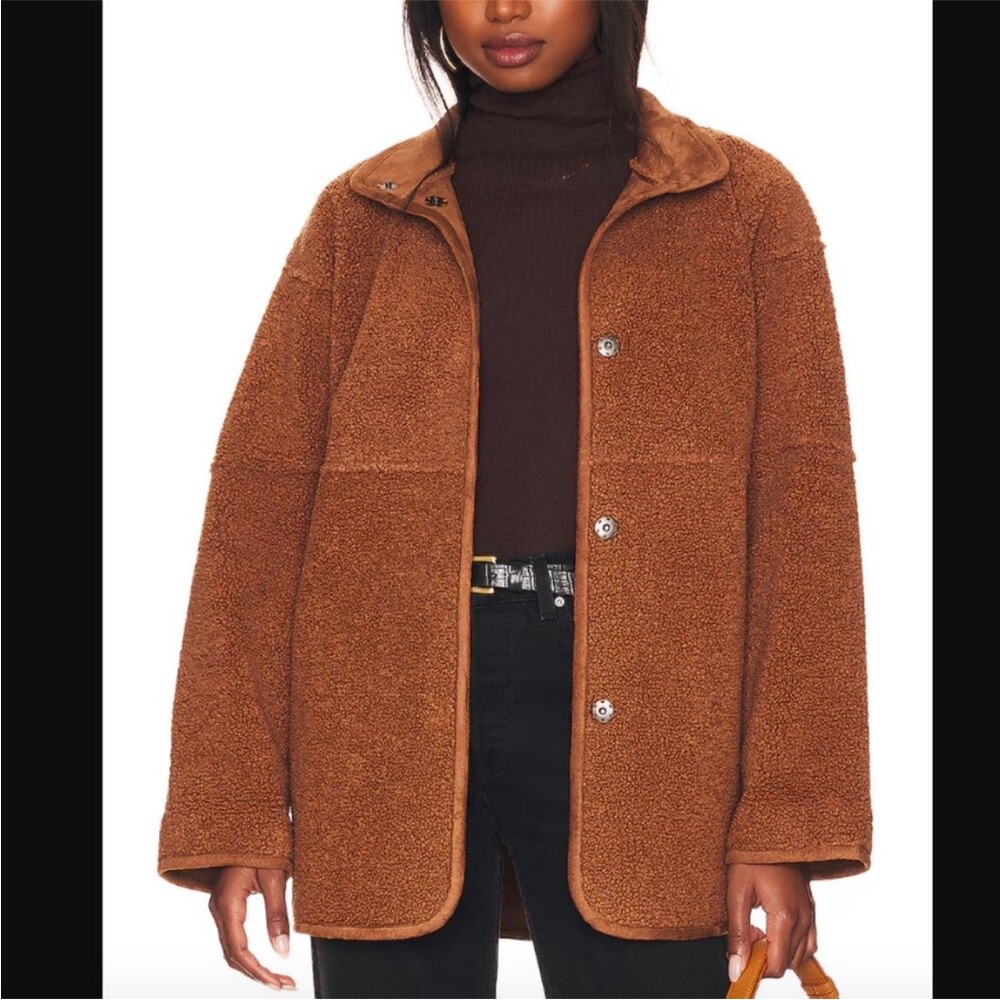 Velvet By Graham & Spencer Albany Lux Sherpa Reversible Jacket.